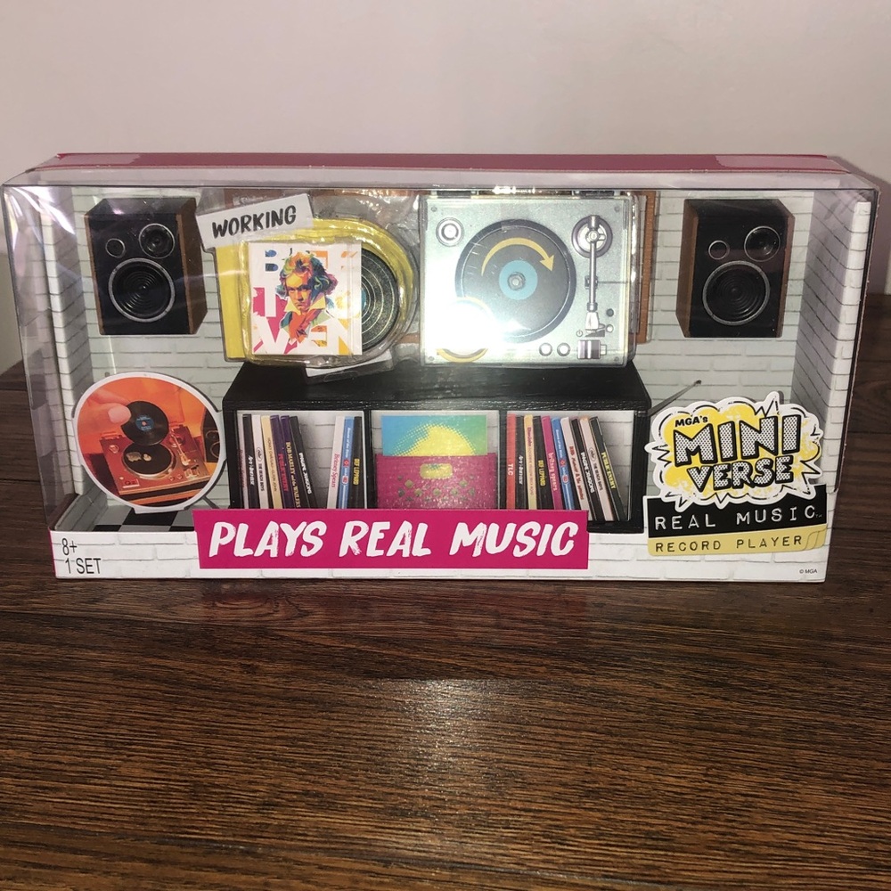 MGA’s mini verse real music record player new